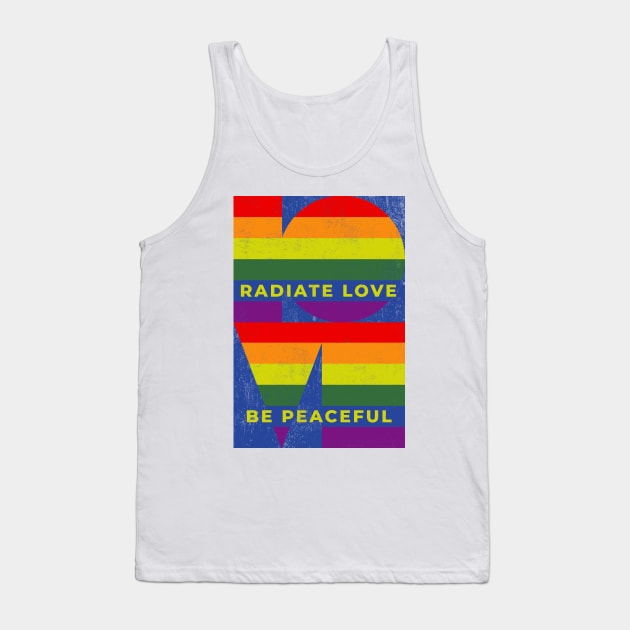 Pride | Radiate Love Tank Top by POD Anytime